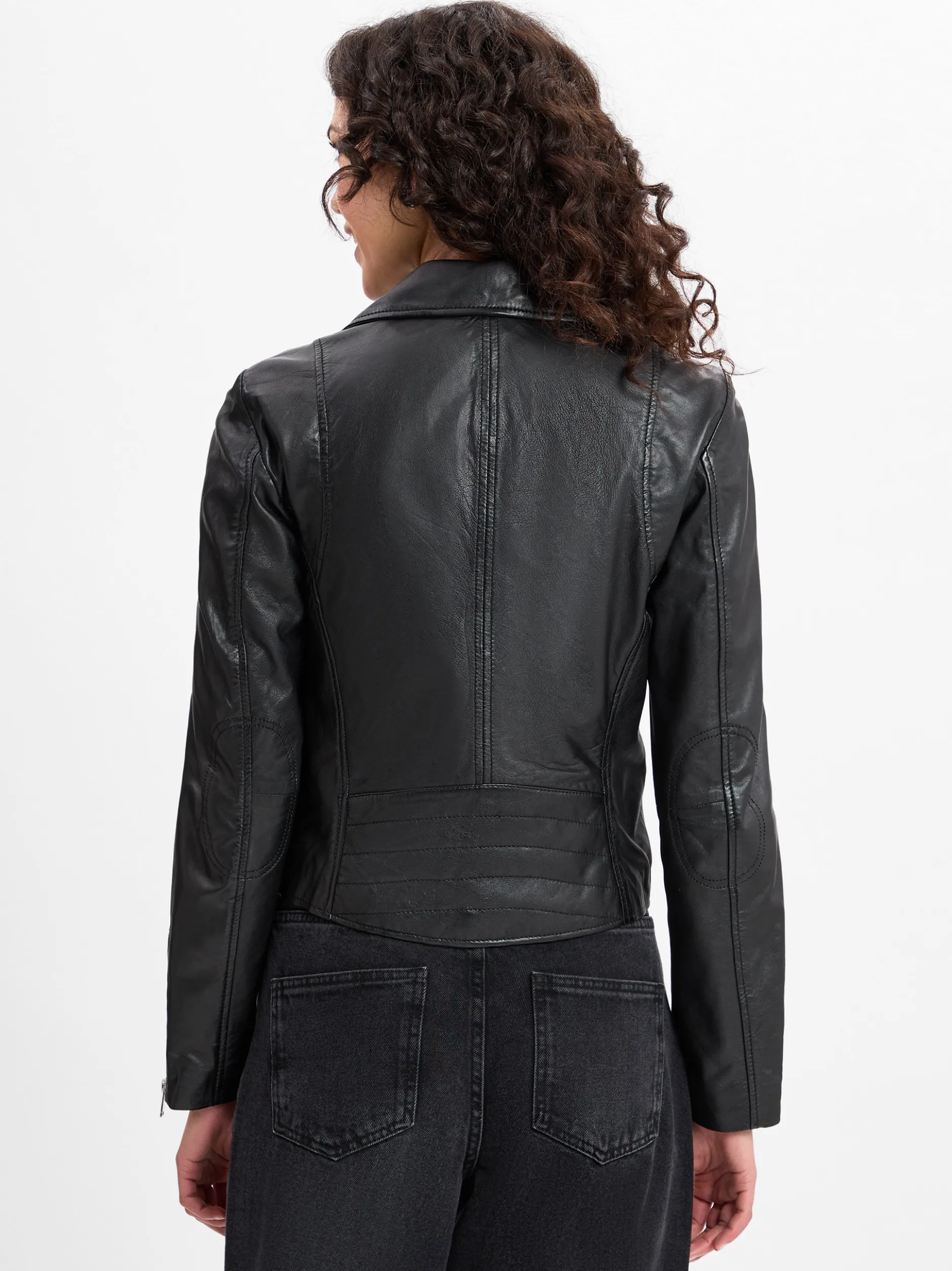 Rino & Pelle Damen Lederjacke - Emily in schwarz