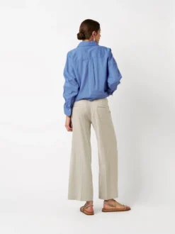 Rosner Damen Hose - Mara Wide in beige - Länge: lang