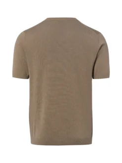 Roy Robson Herren Kurzarm-Feinstrickpullover in oliv