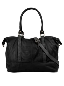 Samantha Look Damen Reisetasche in schwarz