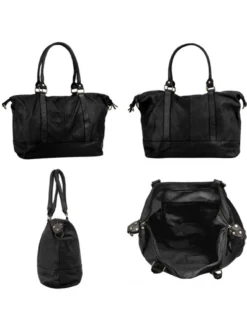 Samantha Look Damen Reisetasche in schwarz