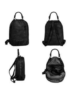 Samantha Look Damen Rucksack in schwarz