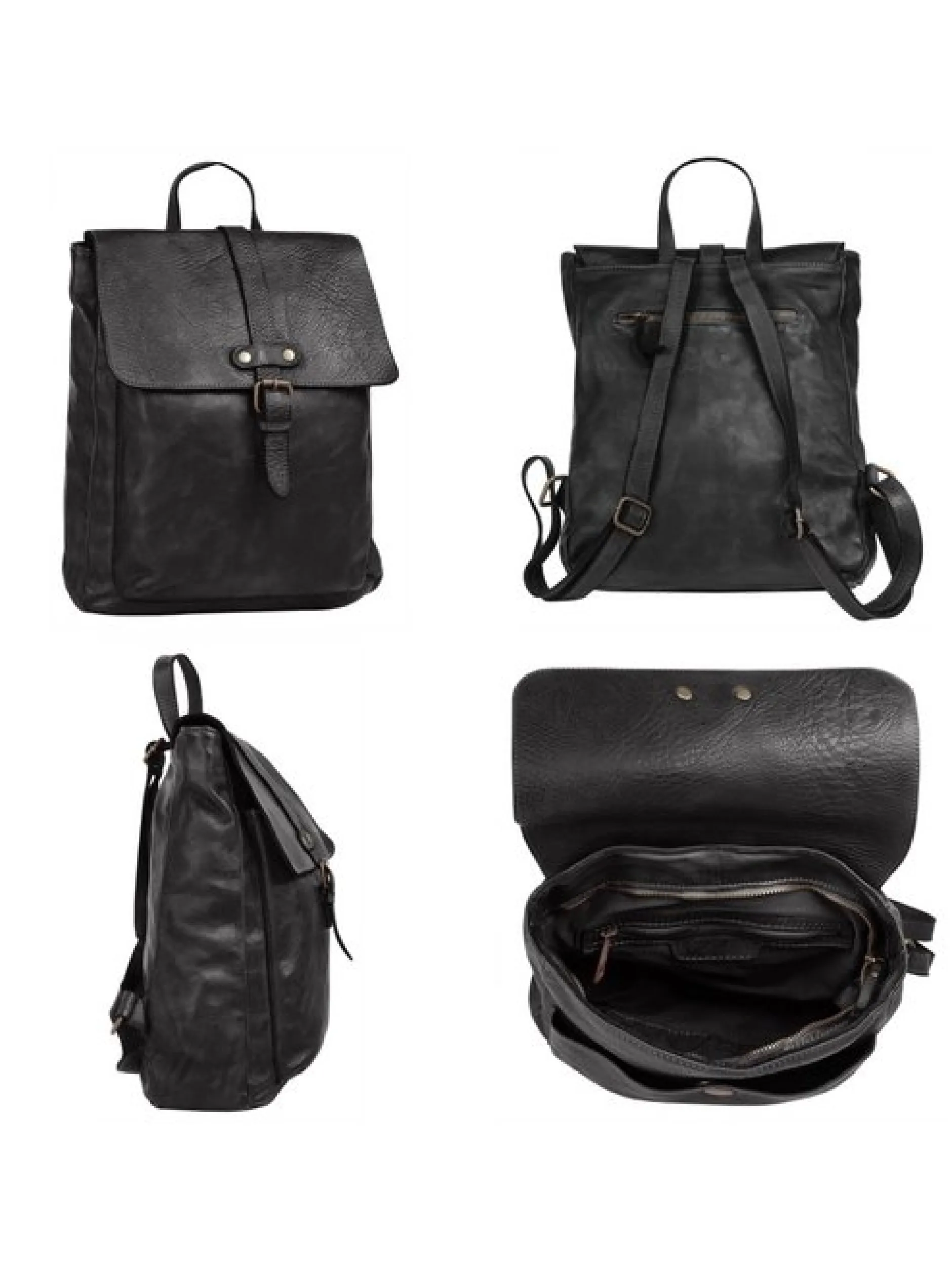 Samantha Look Damen Rucksack in schwarz