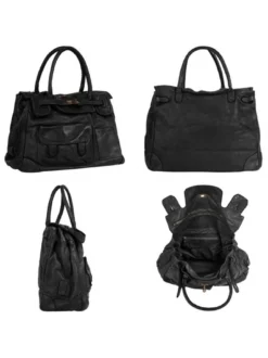 Samantha Look Damen Shopper in schwarz