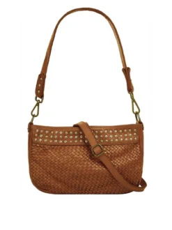 Samantha Look Damen Umhängetasche in cognac