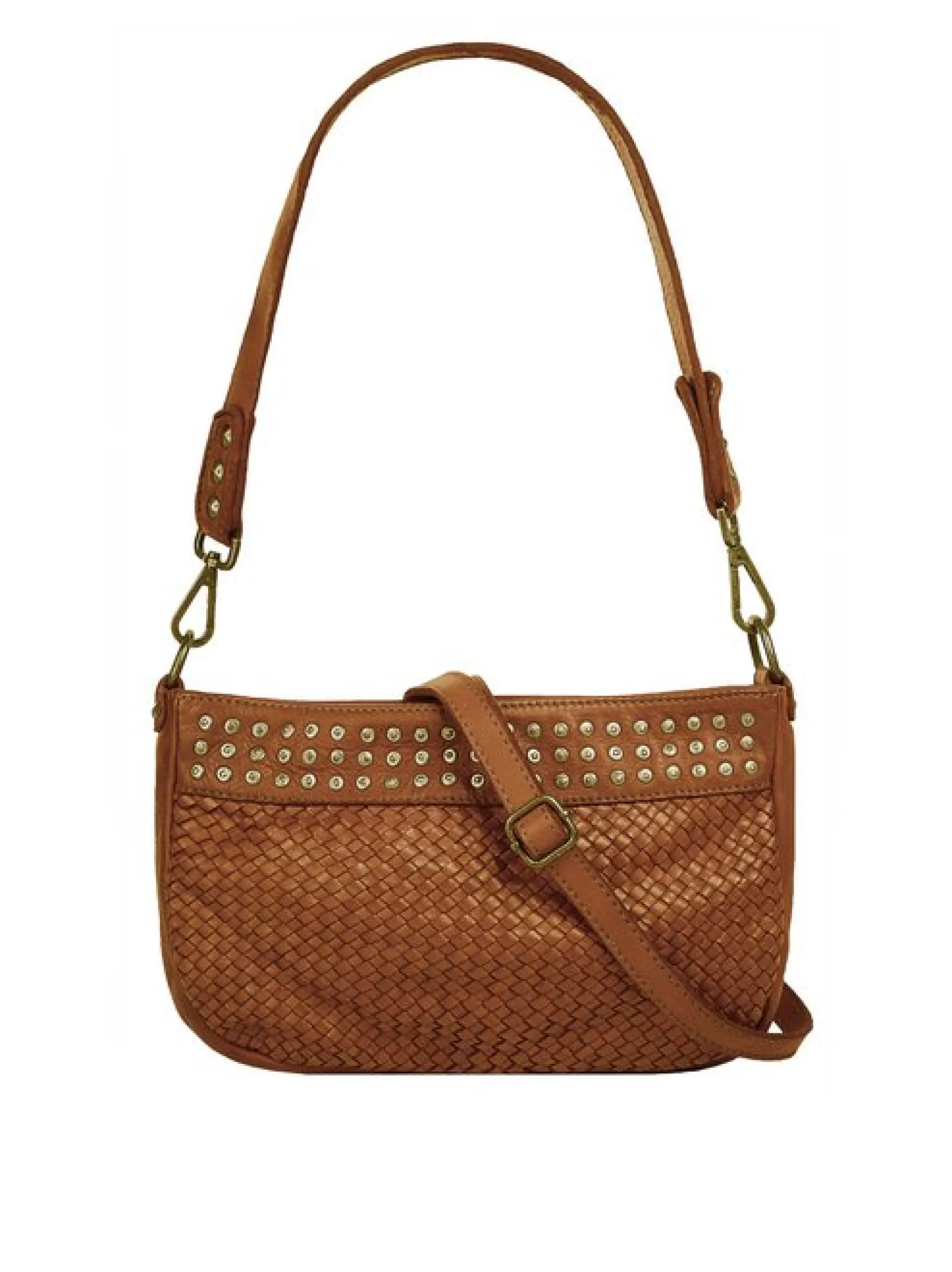 Samantha Look Damen Umhängetasche in cognac