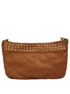 Samantha Look Damen Umhängetasche in cognac