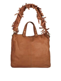 Samantha Look Damen Umhängetasche in cognac