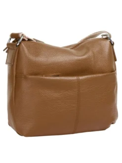 Samantha Look Damen Umhängetasche in cognac