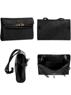 Samantha Look Damen Umhängetasche in schwarz