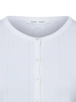 Samsøe Samsøe Damen T-Shirt - SAJuni in weiß