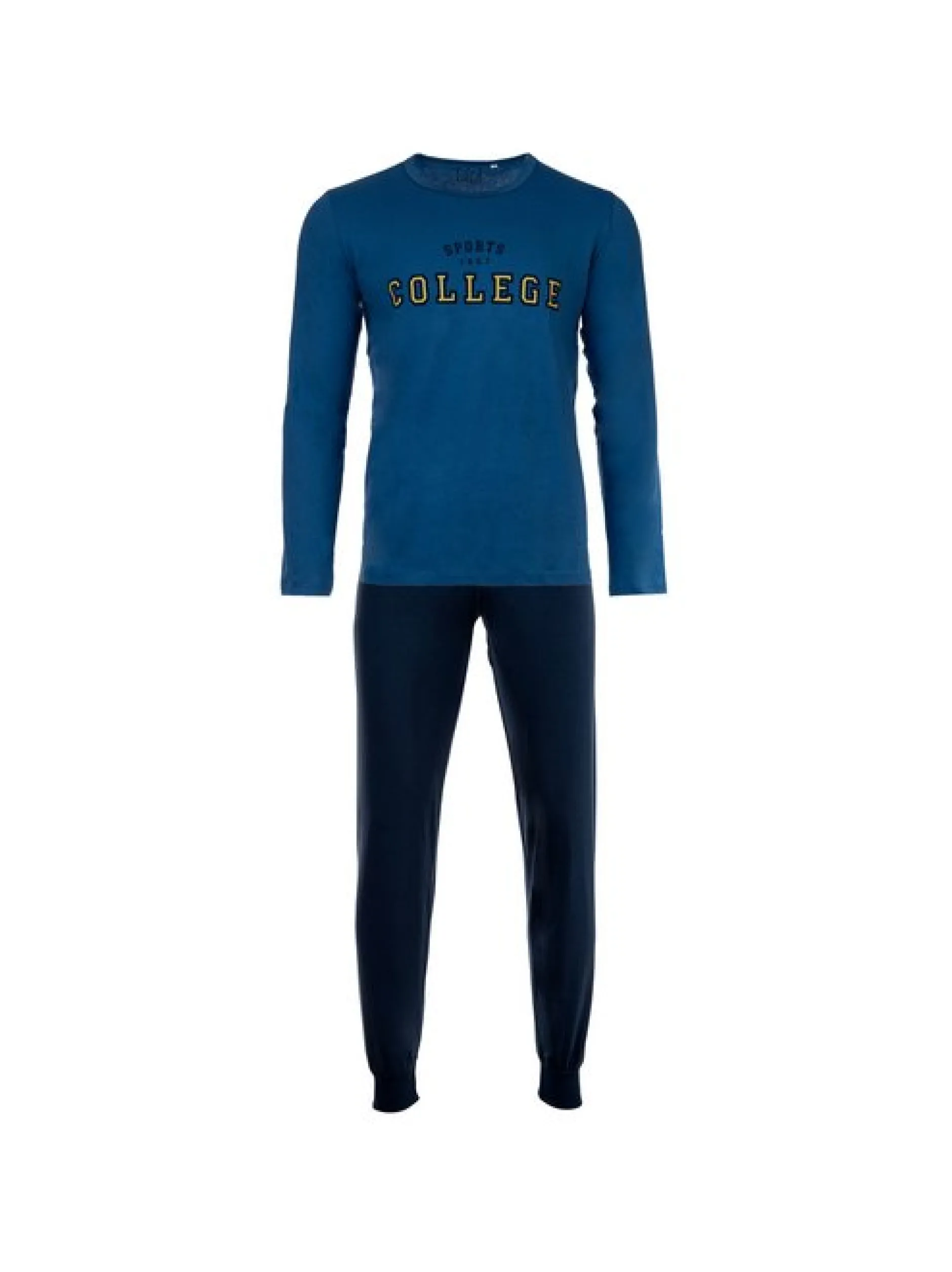 Sanetta Jungen Pyjama in blau