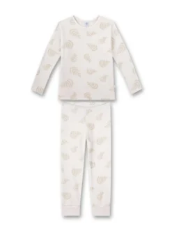 Sanetta Mädchen Pyjama in beige