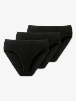 Schiesser Damen Slip - Essentials in schwarz