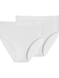 Schiesser Damen Slip - Retro Classic Seamless in weiß