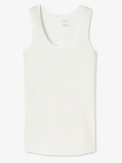 Schiesser Damen Tanktop - Personal Fit in weiß