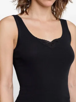 Schiesser Damen Trägertop - Cotton Essentials in mehrfarbig