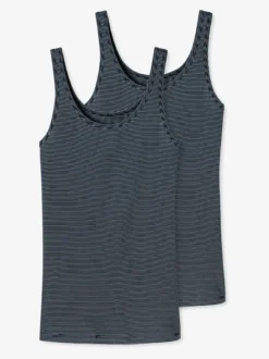 Schiesser Damen Trägertop (Tops) - 2er-Pack Modal Essentials in marine