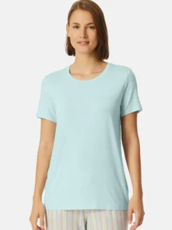 Schiesser Damen T-Shirt - Mix & Relax in mint