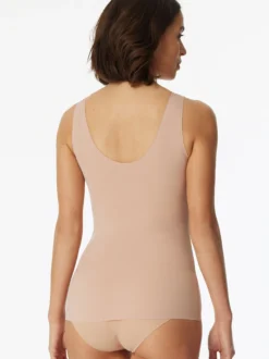 Schiesser Damen Unterhemd - Padded - Invisible Soft in beige