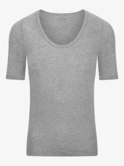 Schiesser Damen Unterziehshirt - Premium Warming in grau