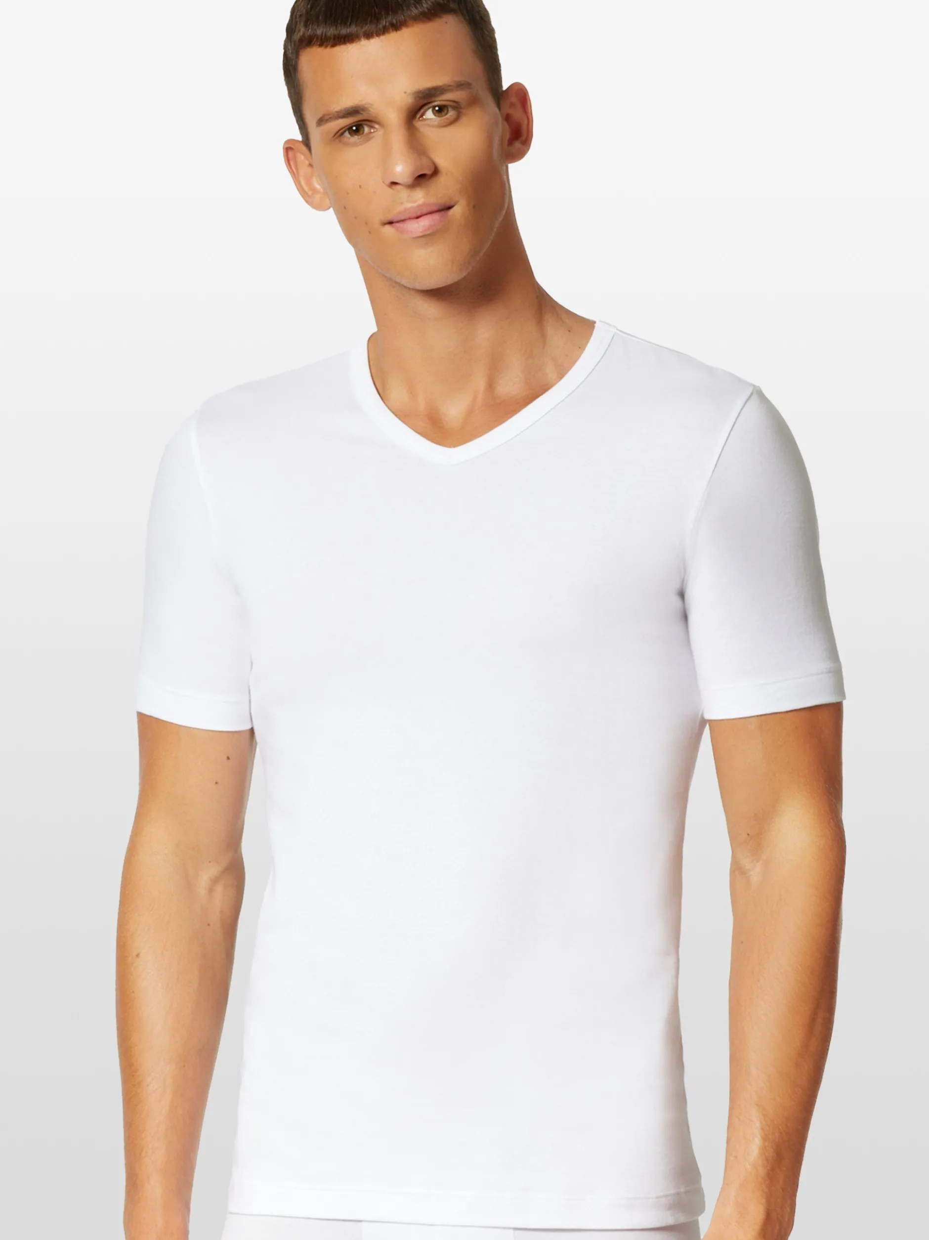 Schiesser Herren T-Shirt - Uncover in weiß