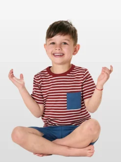 Schiesser Jungen Pyjama in rot