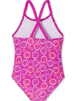Schiesser Mädchen Badeanzug - Aqua Kids in fuchsia