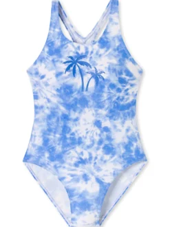 Schiesser Mädchen Badeanzug - Aqua Teens Girl in blau