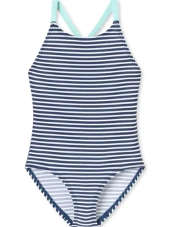 Schiesser Mädchen Badeanzug - Aqua Kids in blau