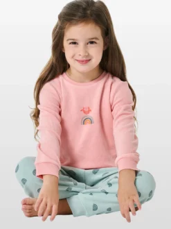 Schiesser Mädchen Pyjama - Nightwear in koralle