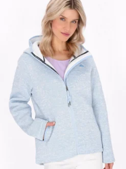 Schmuddelwedda Damen Jacke in hellblau