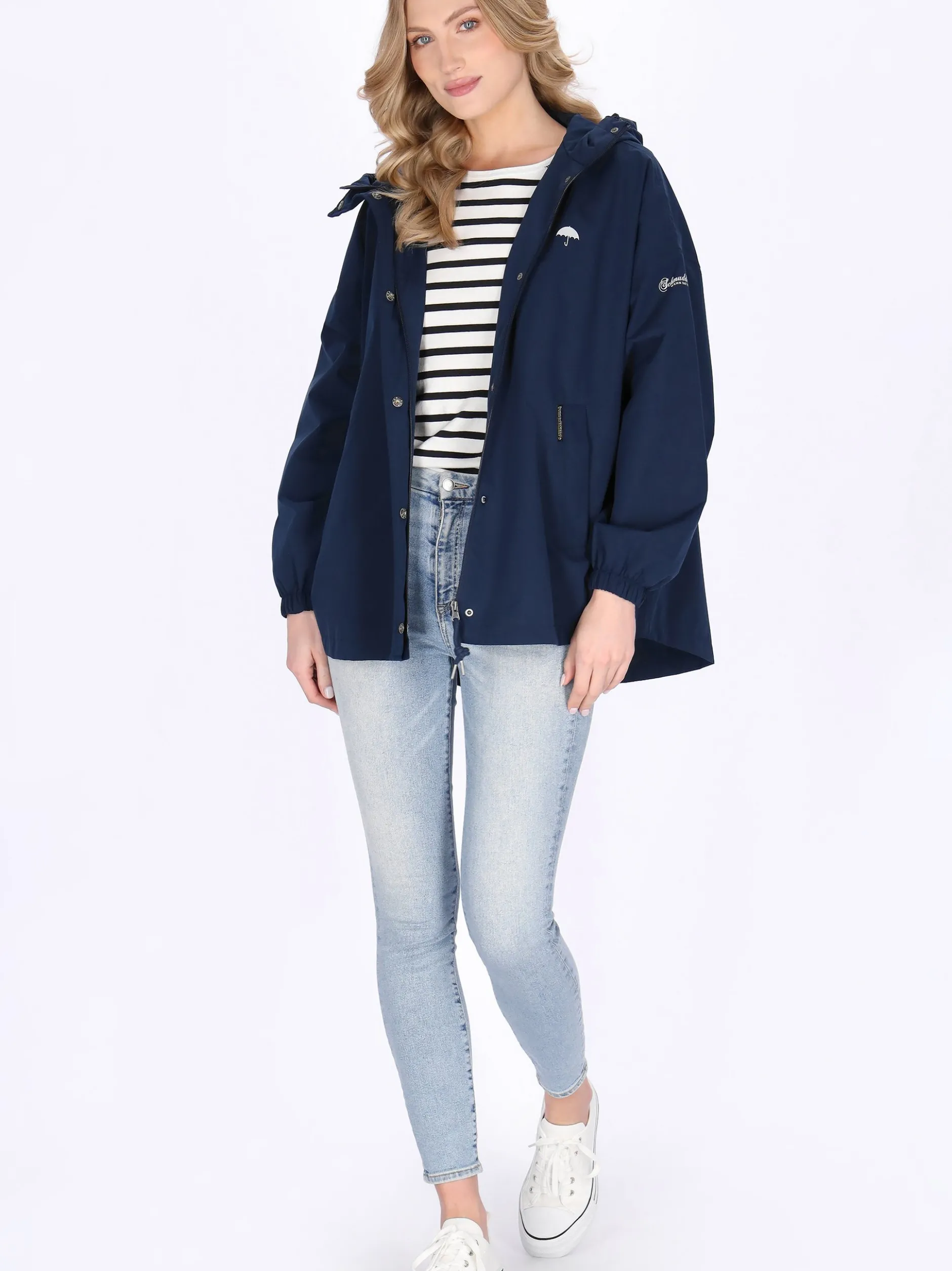 Schmuddelwedda Damen Jacke in marine
