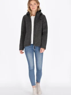 Schmuddelwedda Damen Jacke in grau