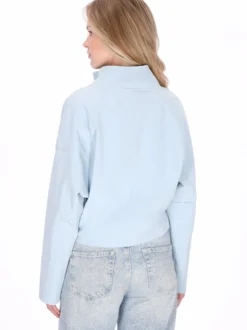 Schmuddelwedda Damen Jacke in blau