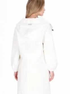 Schmuddelwedda Damen Mantel in weiß