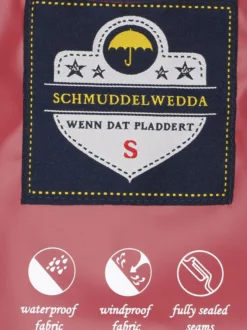 Schmuddelwedda Damen Mantel in bordeaux