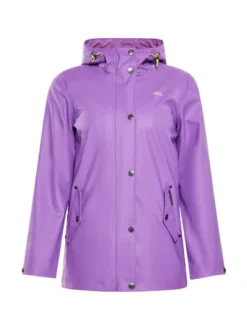 Schmuddelwedda Damen Regenjacke in lila