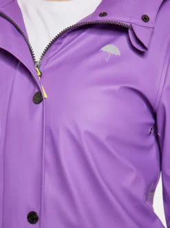 Schmuddelwedda Damen Regenjacke in lila