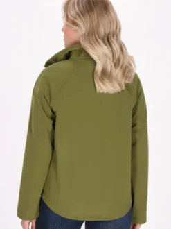 Schmuddelwedda Damen Softshelljacke in oliv