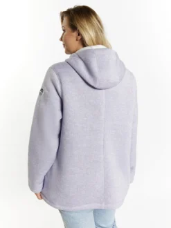 Schmuddelwedda Damen Strickfleecejacke in melange