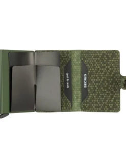 Secrid Unisex Geldbörse - Miniwallet Hexagon in grün