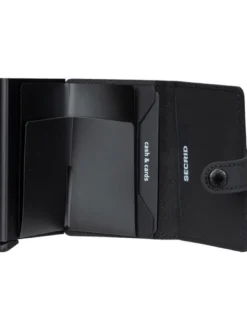 Secrid Unisex Geldbörse - Miniwallet Matte in schwarz