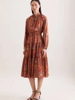 Seidensticker Damen Kleid - Regular Fit in gelb