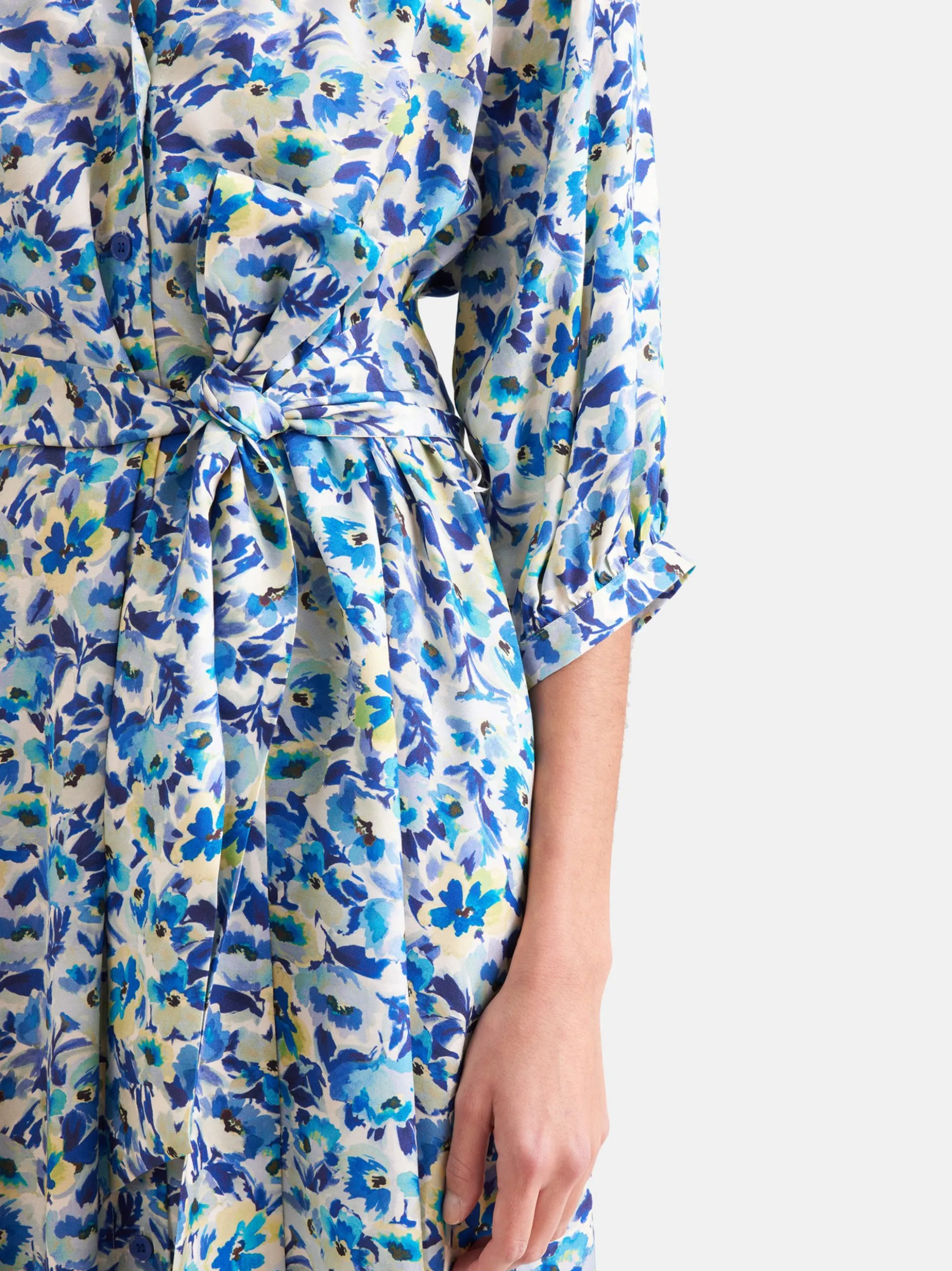 Seidensticker Damen Kleid - Regular Fit in türkis