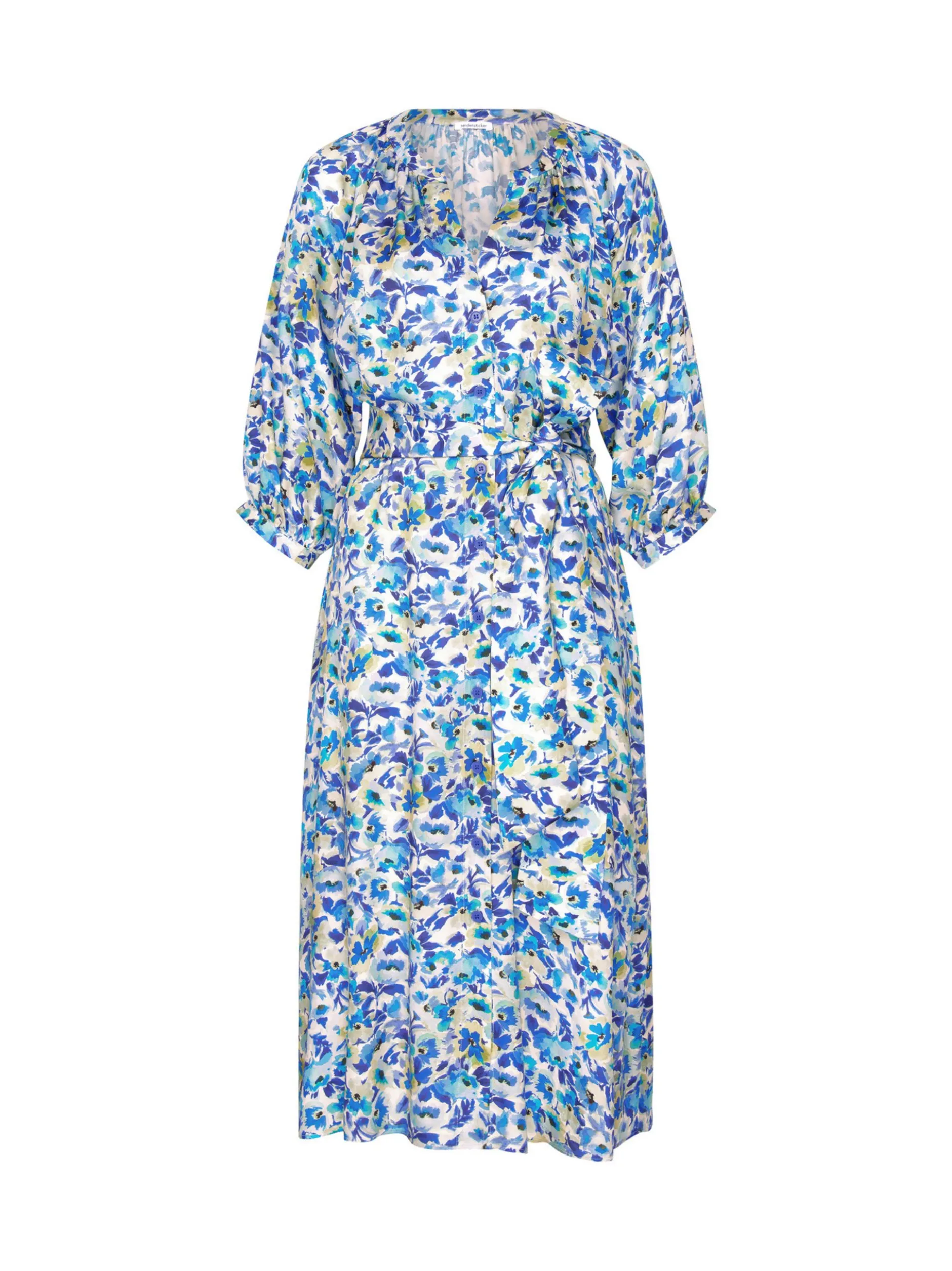 Seidensticker Damen Kleid - Regular Fit in türkis