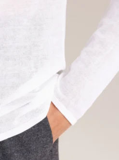 Seidensticker Damen Pullover - Slim Fit in weiß