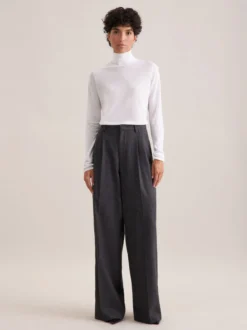 Seidensticker Damen Pullover - Slim Fit in weiß