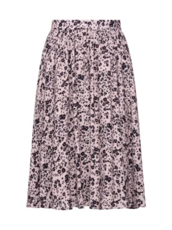 Seidensticker Damen Rock - Regular Fit in rosa schwarz
