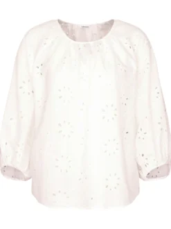Seidensticker Damen Shirtbluse - Regular Fit in weiß